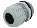 Cable gland; M32; IP68; Mat: polyamide; dark grey; UL94V-2