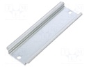 DIN rail; steel; W: 35mm; H: 7.5mm; L: 104mm; TG-ABS1208,TG-PC-1208