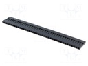 Plug; pin strips; NSR/NDR; female; PIN: 40; w/o contacts; 2.54mm