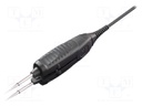 Soldering iron: hot microtweezers; for soldering station