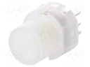 Switch: keypad; Pos: 2; SPST-NO; 0.01A/35VDC; colourless; white