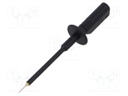 Measuring tip; 10A; 1kV; black; Tip diameter: 0.75mm