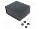 Enclosure: for power supplies; X: 100mm; Y: 120mm; Z: 56mm; ABS