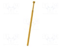 Needle-like test probe; Operational spring compression: 4.3mm