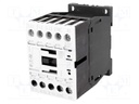 Contactor: 3-pole; NO x3; Auxiliary contacts: NC; 24VDC; 9A; DILM9