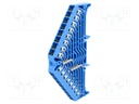 Splice terminal: rail; 1.5mm2; ways: 1; terminals: 32; blue; 250VAC