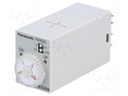 Timer; 0,2s÷30min; DPDT; 250VAC/7A; 24VDC; socket; -10÷50°C; PIN: 8