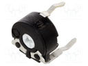 Potentiometer: mounting; single turn,horizontal; 50kΩ; 100mW