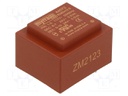 Transformer: encapsulated; 1VA; 117VAC; 24V; 24V; 21mA; 21mA