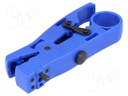 Stripping tool; Wire: round,flat; Length: 125mm; Øcable: 0.26÷8mm