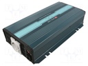 Converter: DC/AC; 1.2kW; Uout: 230VAC; 40÷66VDC; Out: EU,mains 230V