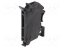 Splice terminal: rail; 0.2÷4mm2; ways: 1; terminals: 2; Width: 8.2mm