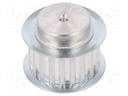 Belt pulley; T5; W: 16mm; whell width: 27mm; Ø: 31mm; aluminium; ZRS