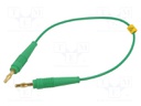 Test lead; 60VDC; 30VAC; 19A; 4mm banana plug-4mm banana plug