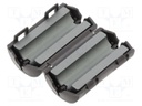 Ferrite: two-piece; on round cable; 31; 0÷85°C; 172Ω; 100MHz