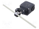 Limit switch; adjustable fiber glass rod, max length 187mm
