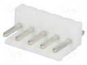 Socket; wire-board; male; VH; 3.96mm; PIN: 5; THT; 250V; 10A; -25÷85°C