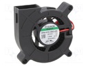 Fan: DC; blower; 12VDC; 60x60x15mm; 10.54m3/h; 37.7dBA; Vapo