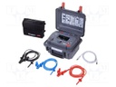 Meter: insulation resistance; LCD; VAC: 30÷660V; VDC: 30÷660V; IP65