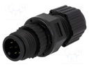 Plug; M12; PIN: 8; male; A code-DeviceNet / CANopen; for cable