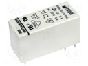 Relay: electromagnetic; DPST-NO; Ucoil: 12VDC; 8A/250VAC; 8A/24VDC