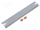 DIN rail; steel; W: 35mm; L: 208mm; AL-2212-8