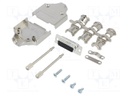 D-Sub HD; PIN: 26; female; shielded; straight; soldering; for cable