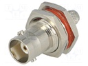 Socket; BNC; female; straight; 75Ω; RG210,RG52,RG59; crimped