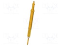 Test needle; Maksimum spring compression: 5.2mm; 3A; Ø: 1mm; 4.5N