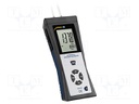 Manometer; Press.meas.range: -140÷140mbar; LCD; ±0.3%