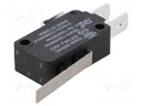 Microswitch SNAP ACTION; with lever; SPDT; 22A/250VAC; ON-(ON)