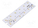 LED strip; W: 45mm; L: 146mm; No.of diodes: 12; CRImin: 70; 3000K