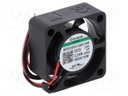 Fan: DC; axial; 5VDC; 25x25x10mm; 2.21m3/h; Vapo; 6800rpm; Len: 0.15m