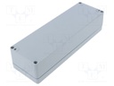 Enclosure: multipurpose; X: 81mm; Y: 252mm; Z: 57mm; EURONORD; grey