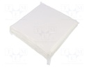 Wipe: cloth; polyester; 200pcs; 177.8x177.8mm; Cleanroom
