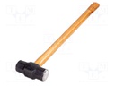 Hammer; sledge; 3.2kg; Handle material: wood