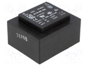 Transformer: encapsulated; 7VA; 230VAC; 9V; 9V; 389mA; 389mA; 250g