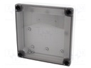 Enclosure: multipurpose; X: 130mm; Y: 130mm; Z: 35mm; MNX; grey; IK08