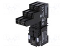 Relays accessories: socket; PIN: 11; Mounting: DIN; 10A; 250VAC