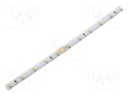LED tape; white neutral; 3528; LED/m: 60; 8.5mm; white PCB; IP65
