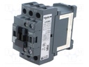 Contactor: 3-pole; NO x3; Auxiliary contacts: NC; 24VDC; 38A; 690V