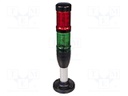 Signaller: signalling column; continuous light; Usup: 24VDC; LED