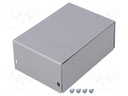Enclosure: multipurpose; X: 72mm; Y: 103mm; Z: 43mm; AL BOX; grey