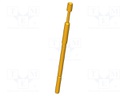 Test needle; Operational spring compression: 4mm; 5A; Ø: 2mm; 0.8N