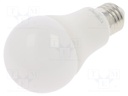 LED lamp; warm white; E27; 230VAC; 1055lm; 11W; 180°; 3000K
