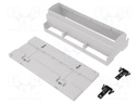 Enclosure: for DIN rail mounting; Y: 91mm; X: 213mm; Z: 53mm; ABS