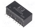 Isolated Board Mount DC/DC Converter, Regulated, ITE, 1 Output, 3 W, 3.3 V, 700 mA