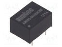Converter: DC/DC; 1W; Uin: 4.5÷5.5V; Uout: 15VDC; Uout2: -15VDC; DIP8