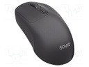 Mouse; black; USB A,USB C; wireless,Bluetooth; No.of butt: 4
