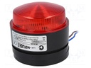 Signaller: lighting; flashing light; red; Series: X80; 85÷265VAC